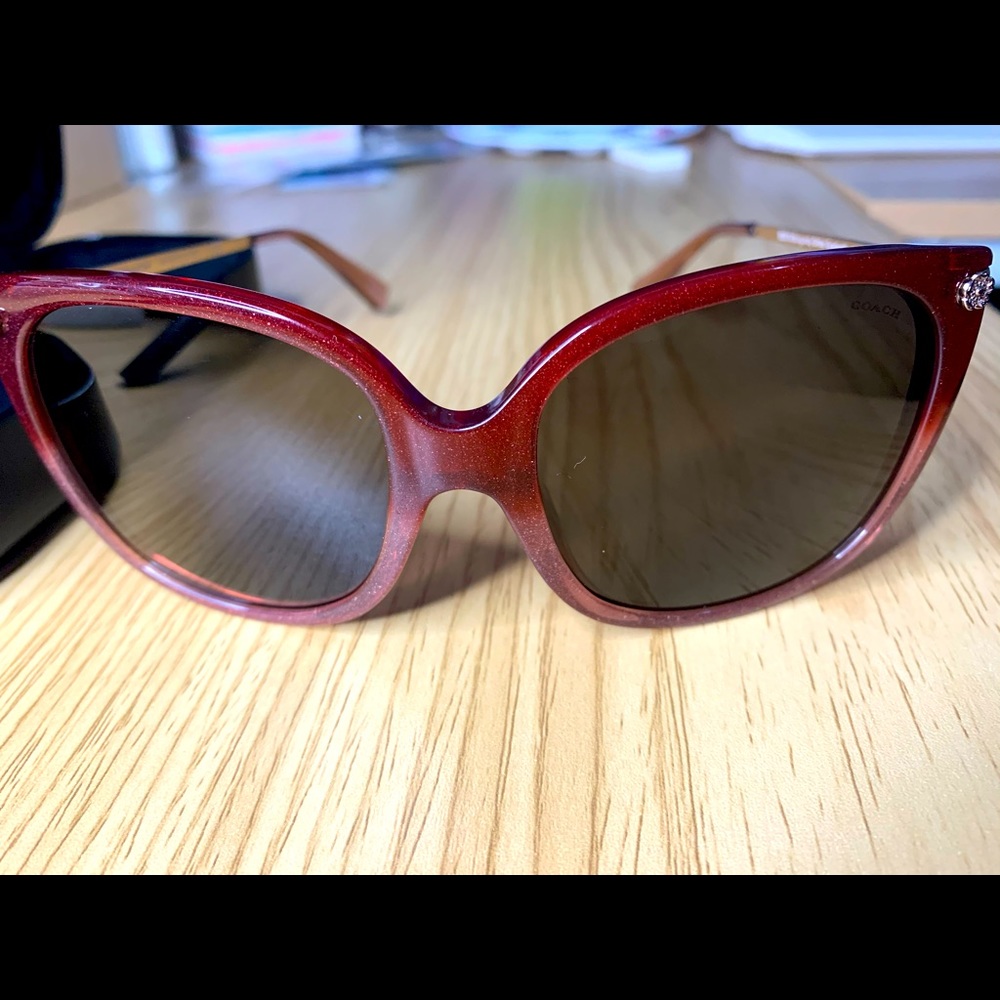 Coach Sunglasses with Case and Cloth